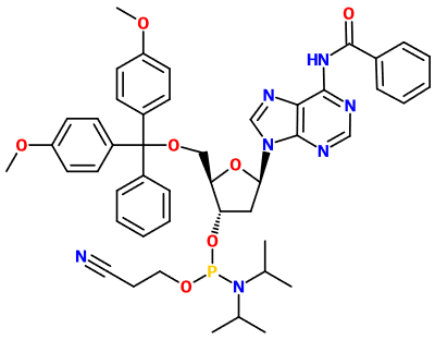 (image for) MC082101 5'-DMT-N6-Bz-dA phosphoramidite
